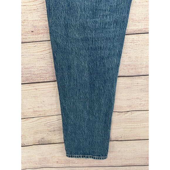 Madewell Relaxed Taper Leg Jeans Women's Size 32x34‎ Blue Medium Wash Denim - Picture 7 of 15